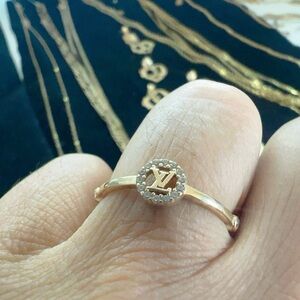 Louis Vuitton Gold and Silver Ring